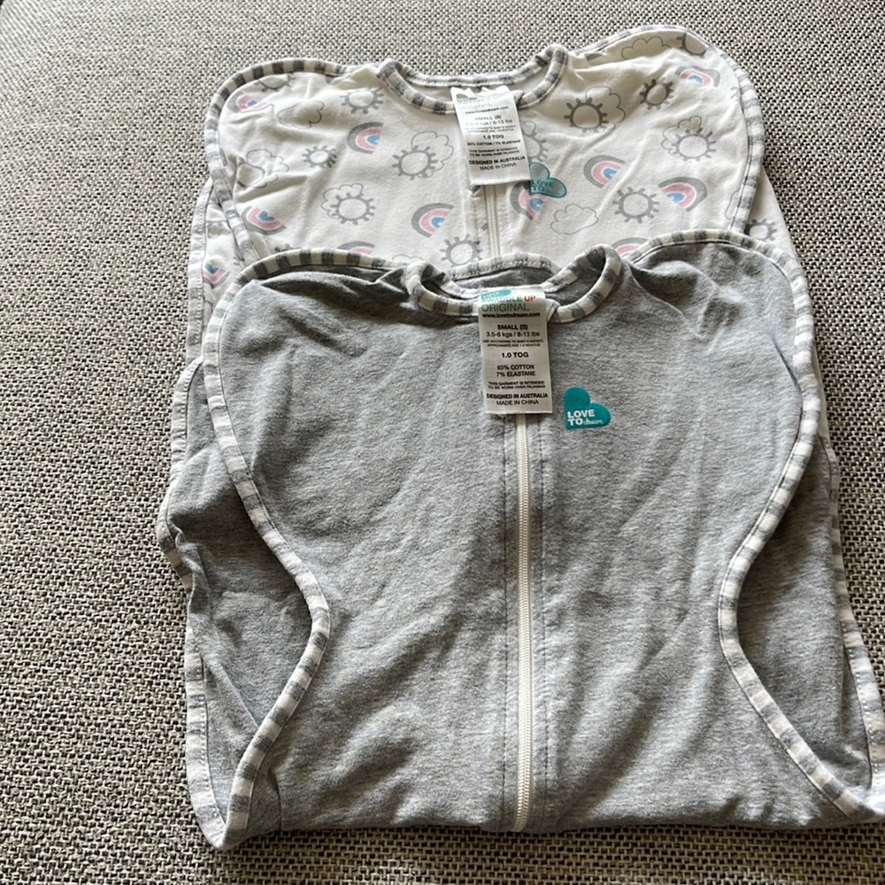 LOVE TO DREAM Small set of Swaddles